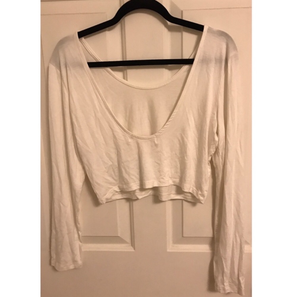 NWT Free People long sleeve crop top